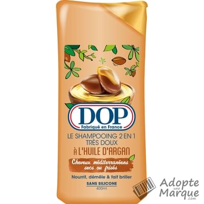 DOP Shampooing 2 en 1 Très Doux à l'huile d'Argan Le flacon de 400ML