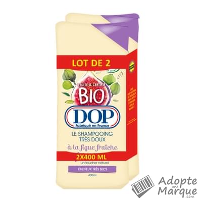 DOP Shampooing BIO à la Figue Fraîche Les 2 flacons de 400ML