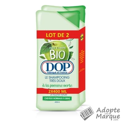 DOP Shampooing BIO à la Pomme Verte Les 2 flacons de 400ML