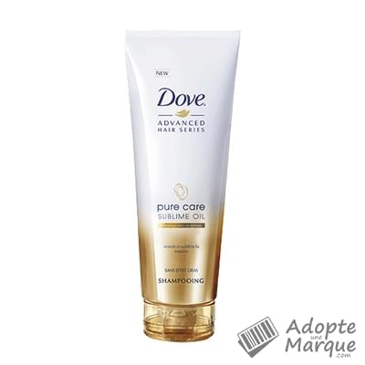 Dove Shampooing Pure Care Sublime Oil Le tube de 250ML