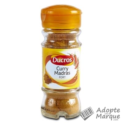 Ducros Curry Madras Fort Le flacon de 45G