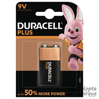 Duracell Pile 9V - Plus Power Le paquet de 1 pile