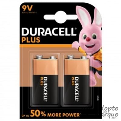 Duracell Pile 9V - Plus Power Le paquet de 2 piles