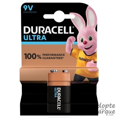 Duracell Pile 9V - Ultra Power Le paquet de 1 pile