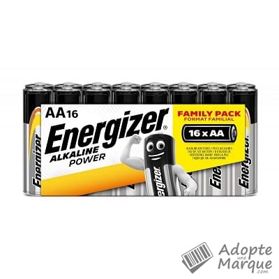 Duracell Pile AA - Energizer Le paquet de 16 piles
