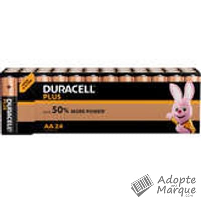 Duracell Pile AA - Plus Le paquet de 24 piles