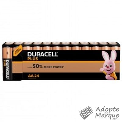 Duracell Pile AA - Plus Power Le paquet de 24 piles
