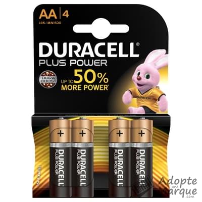 Duracell Pile AA - Plus Power Le paquet de 4 piles