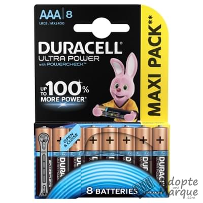 Duracell Pile AAA - Ultra Power Le paquet de 8 piles