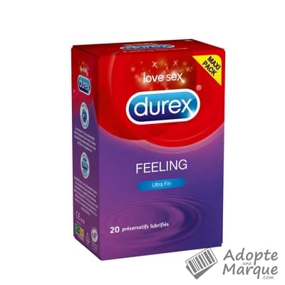 Durex Préservatifs Feeling Sensual La boîte de 20 préservatifs