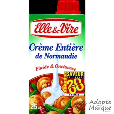 Elle & Vire Crème Entière de Normandie 30%MG La brique de 25CL