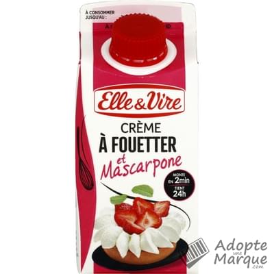 Elle & Vire Crème au Mascarpone 36%MG La brique de 33CL