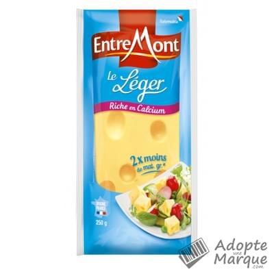 Entremont Emmental Le Léger - 14%MG Le fromage de 250G