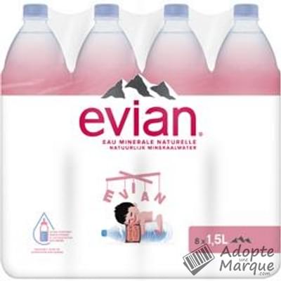 Evian Eau minérale naturelle "Les 8 bouteilles de 1,5L"