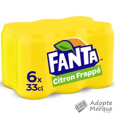 Fanta Boisson gazeuse goût Citron Frappé Les 6 canettes de 33CL