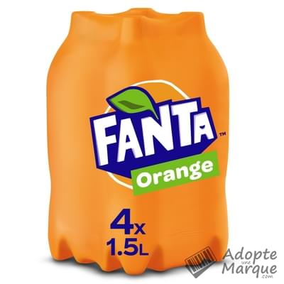 Fanta Boisson gazeuse goût Orange "Les 4 bouteilles de 1,5L"