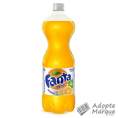 Fanta Zéro - Boisson gazeuse goût Orange "La bouteille de 1,5L"