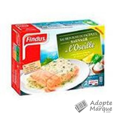 Findus Filets de Saumon rose du Pacifique à l'Oseille La boîte de 400G