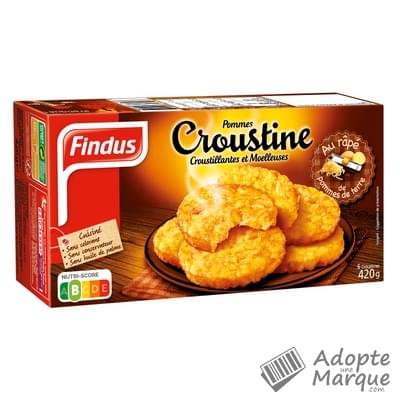 Findus Pommes Croustine La boîte de 420G