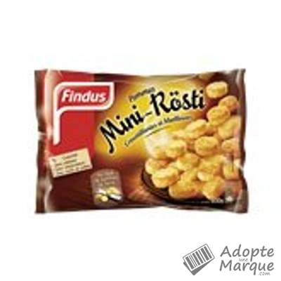 Findus Pommes Mini-Rösti Le sachet de 600G