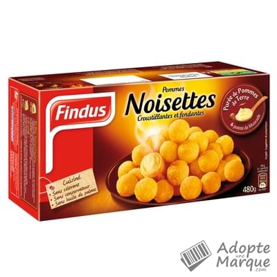 Findus Pommes Noisettes La boîte de 480G