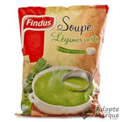 Findus Soupe de Légumes Verts & Pointe de Crème fraîche Le sachet de 900G