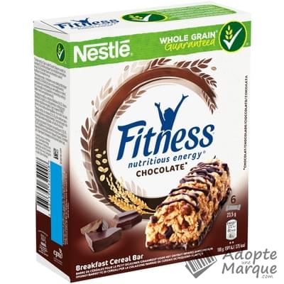 Fitness Délice - Barres de Céréales Chocolat La boîte de 6 barres - 141G