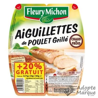 Fleury Michon Aiguillettes de Poulet rôties au Four Les 2 barquettes de 90G