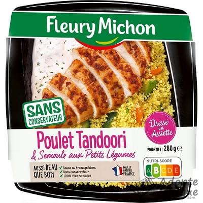 Fleury Michon Aussi Beau que Bon - Poulet Tandoori & Semoule aux petits Légumes La barquette de 280G
