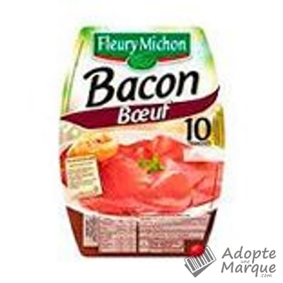 Fleury Michon Bacon de Bœuf La barquette de 10 tranches - 80G