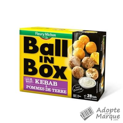 Fleury Michon Ball in Box - Kebab & Pommes de terre La boîte de 240G