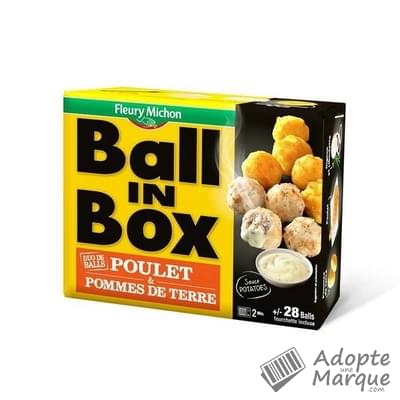 Fleury Michon Ball in Box - Poulet & Pommes de terre La boîte de 240G