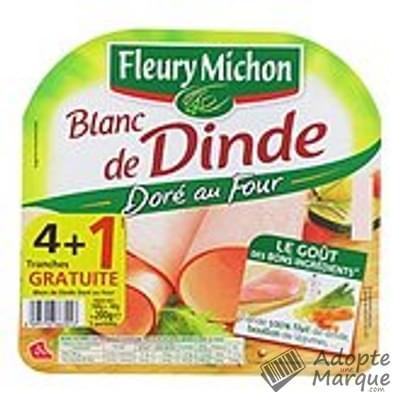Fleury Michon Blanc de Dinde Doré au Four La barquette de 5 tranches - 200G