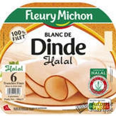 Fleury Michon Blanc de Dinde Halal La barquette de 6 tranches - 180G