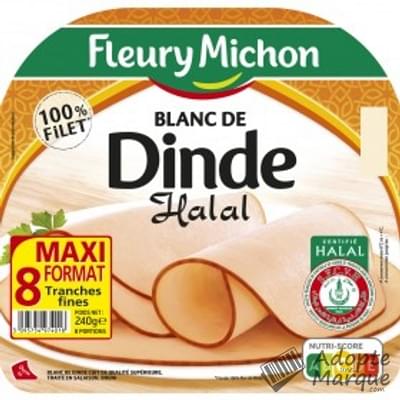Fleury Michon Blanc de Dinde Halal La barquette de 8 tranches - 240G