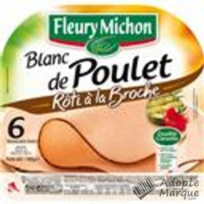 Fleury Michon Blanc de Poulet Rôti à la Broche La barquette de 6 tranches - 180G