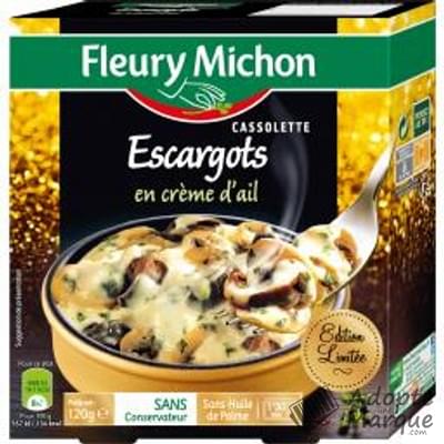 Fleury Michon Cassolette Escargots en Crème d'Ail La barquette de 120G