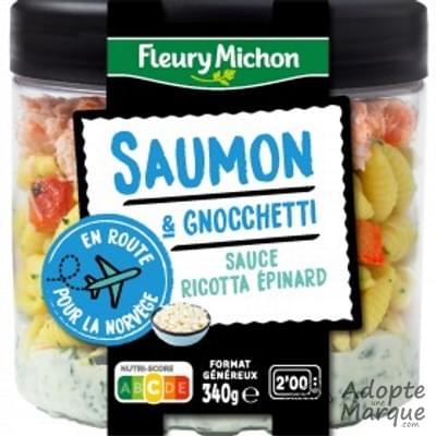 Fleury Michon Cook'in Jar - Saumon & Gnocchetti Sauce Ricotta Épinard Le pot de 340G