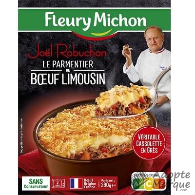 Fleury Michon Joël Robuchon - Parmentier de Bœuf Limousin La barquette de 280G