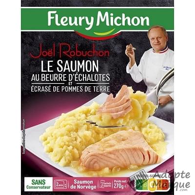 Fleury Michon Joël Robuchon - Saumon au Beurre d'Echalotes & Ecrasé de Pommes de terre La barquette de 270G