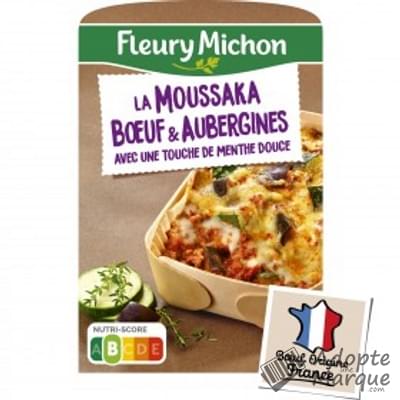 Fleury Michon Moussaka Boeuf & Aubergines avec une touche de Menthe douce La barquette de 300G