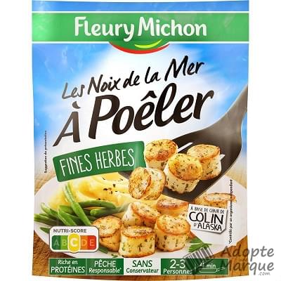 Fleury Michon Les Noix de la Mer à Poêler fines Herbes Le sachet de 160G