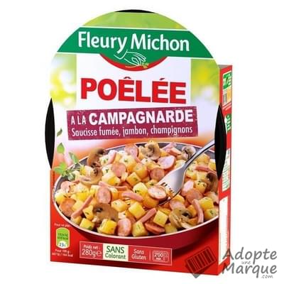 Fleury Michon Poêlée à la Campagnarde (Saucisse fumée, Jambon & Champignons) La barquette de 280G