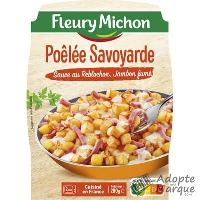 Fleury Michon Poêlée à la Savoyarde & Lardons fumés La barquette de 280G