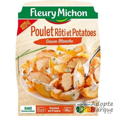 Fleury Michon Poulet Rôti & Potatoes sauce Blanche La barquette de 280G