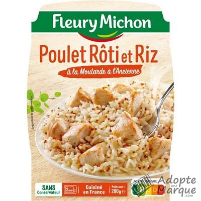 Fleury Michon Poulet Rôti & Riz à la Moutarde à l'Ancienne La barquette de 280G