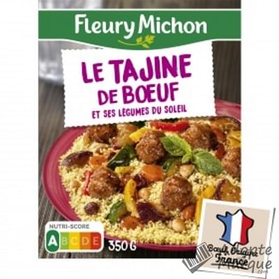 Fleury Michon Recettes de l'Atelier - Tajine de Boeuf & Légumes du Soleil La barquette de 350G