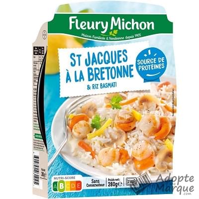 Fleury Michon Saint Jacques à la Bretonne & Riz Basmati La barquette de 280G