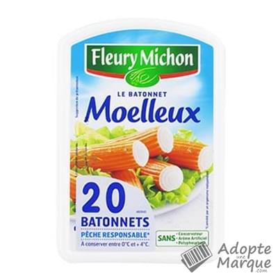 Fleury Michon Surimi le Bâtonnet Moelleux Les 20 bâtonnets - 320G