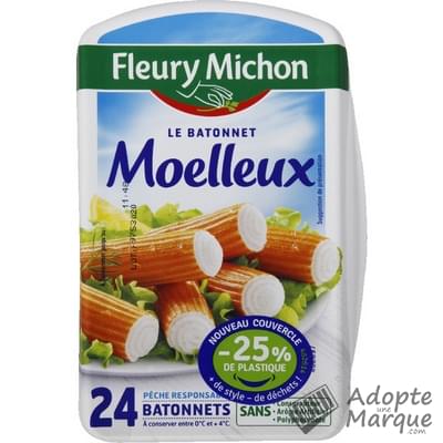 Fleury Michon Surimi le Bâtonnet Moelleux Les 24 bâtonnets - 384G
